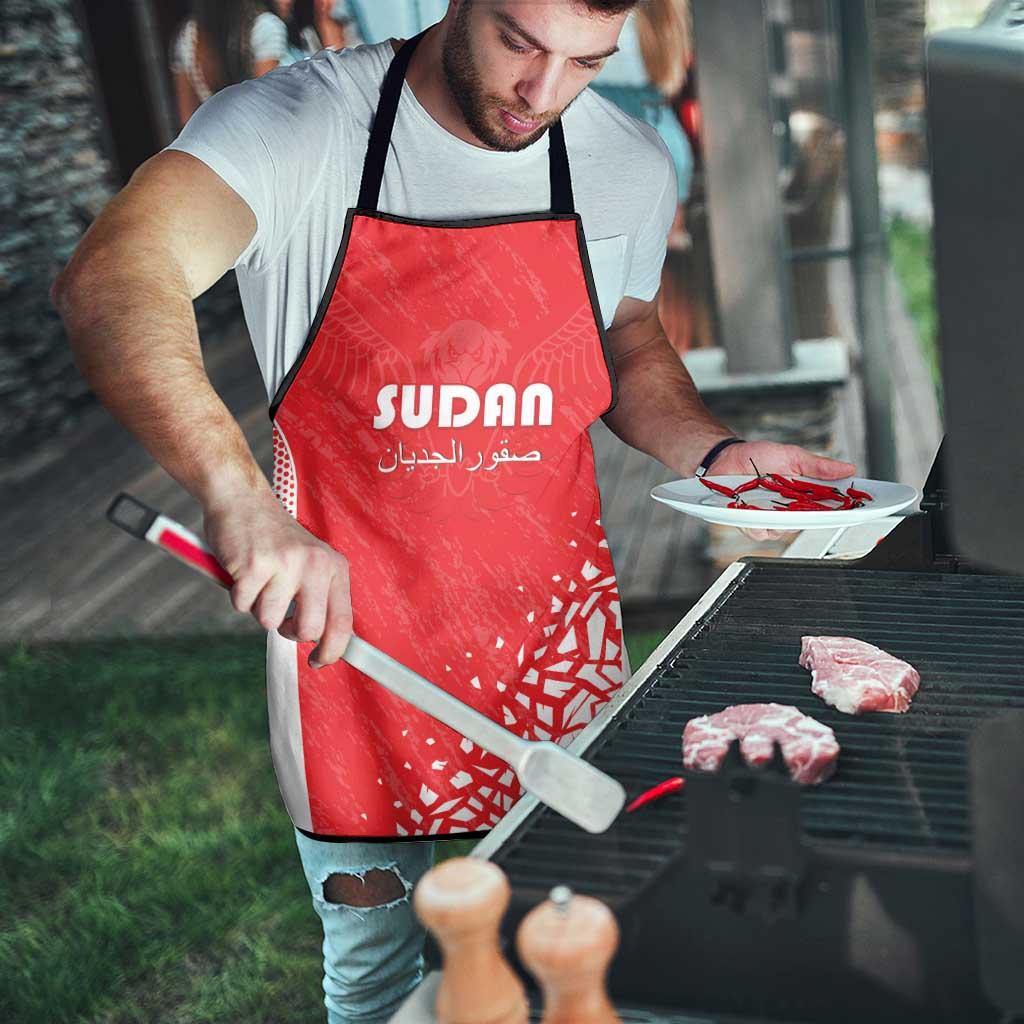 Sudan Football Apron Come On Falcons of Jediane - Wonder Print Shop