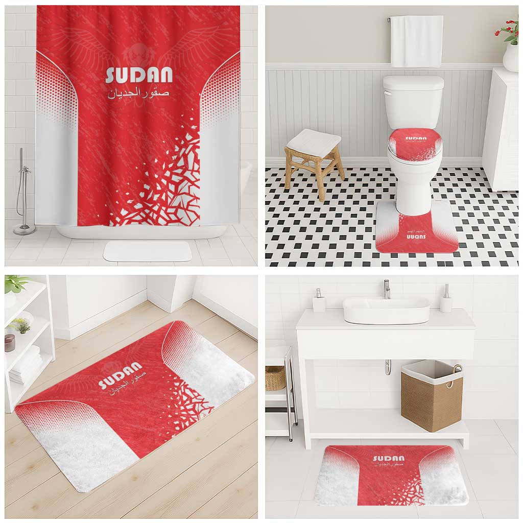 Sudan Football Bathroom Set Come On Falcons of Jediane - Wonder Print Shop