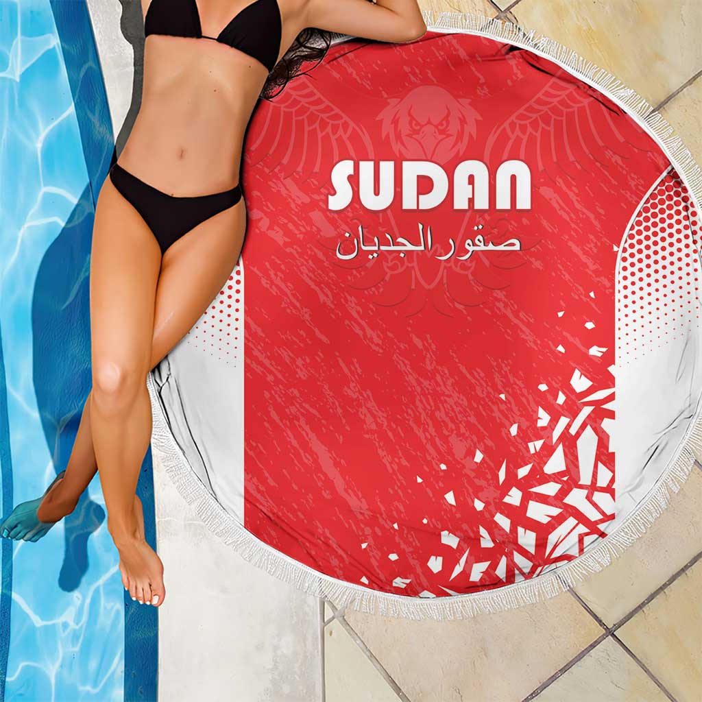 Sudan Football Beach Blanket Come On Falcons of Jediane - Wonder Print Shop