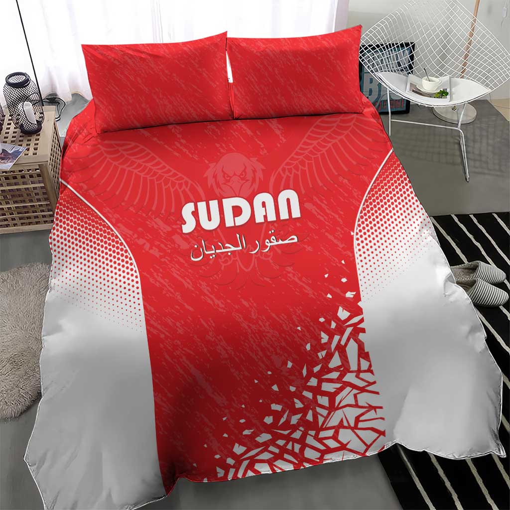 Sudan Football Bedding Set Come On Falcons of Jediane - Wonder Print Shop
