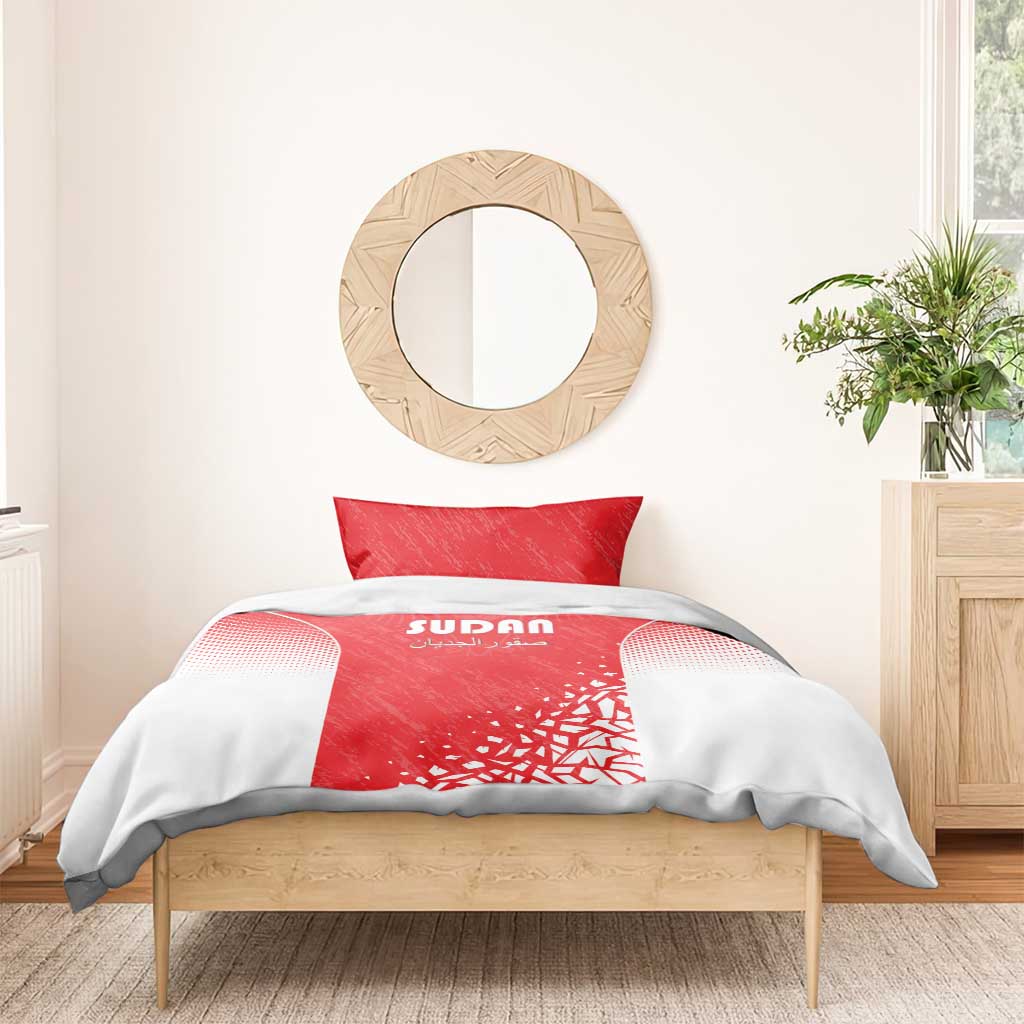 Sudan Football Bedding Set Come On Falcons of Jediane - Wonder Print Shop