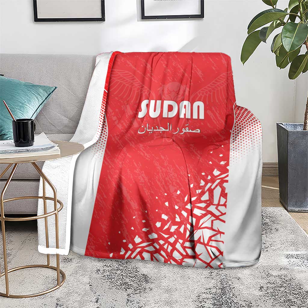 Sudan Football Blanket Come On Falcons of Jediane - Wonder Print Shop