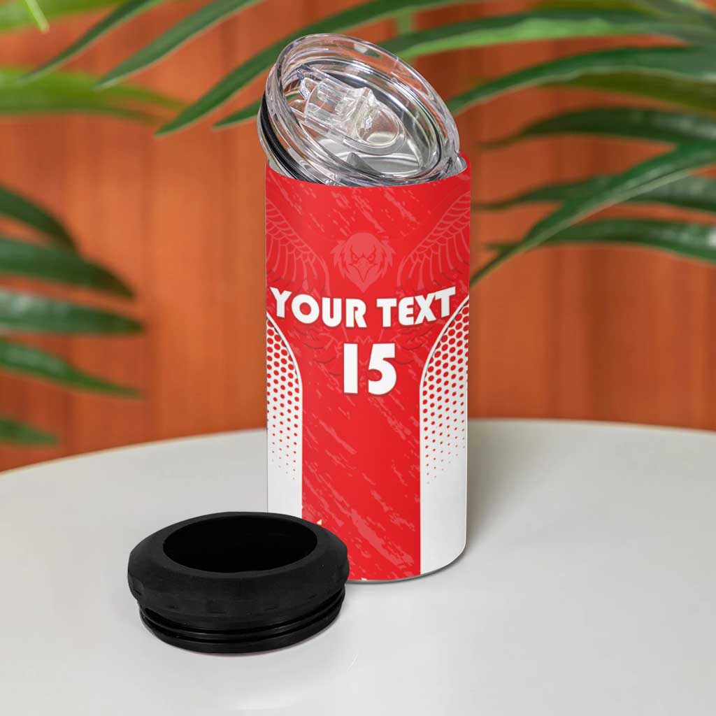 Custom Sudan Football 4 in 1 Can Cooler Tumbler Come On Falcons of Jediane - Wonder Print Shop