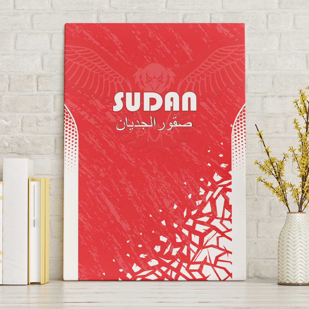 Sudan Football Canvas Wall Art Come On Falcons of Jediane - Wonder Print Shop