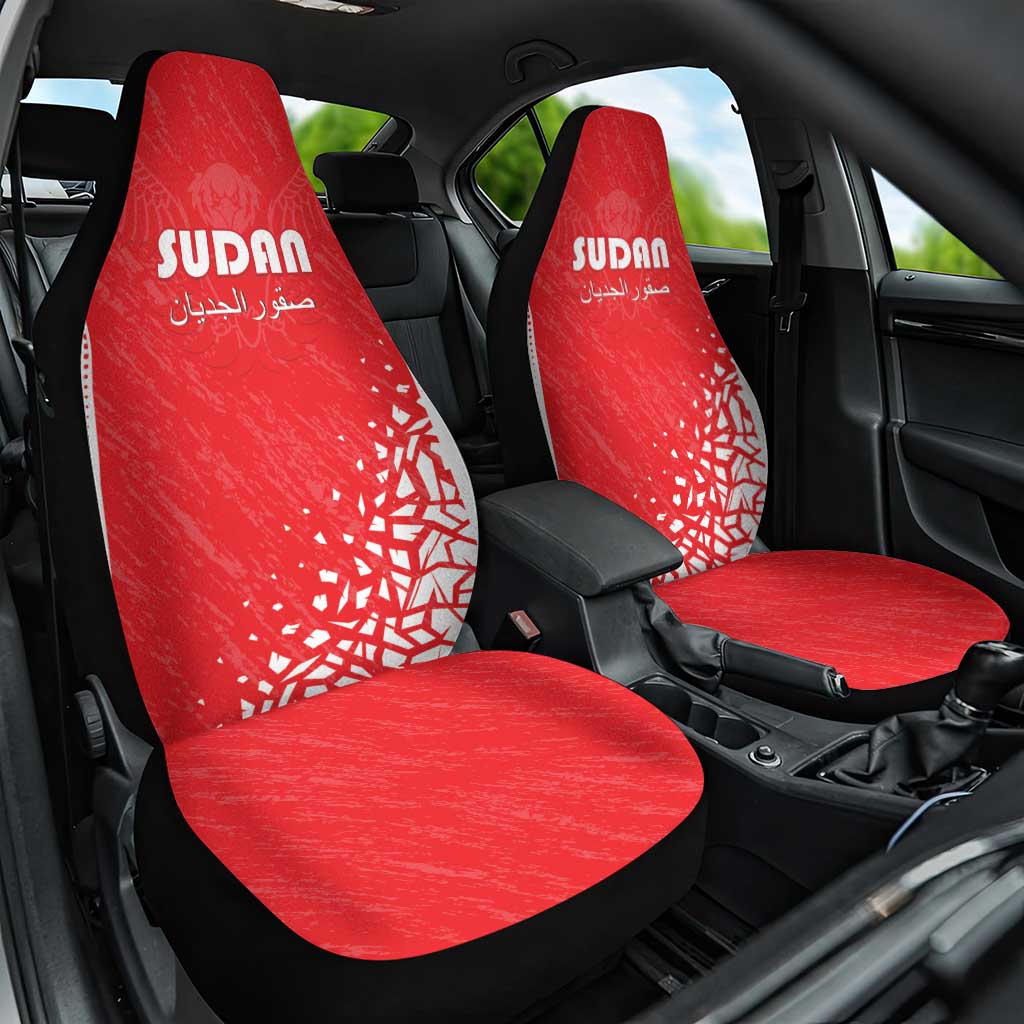 Sudan Football Car Seat Cover Come On Falcons of Jediane - Wonder Print Shop