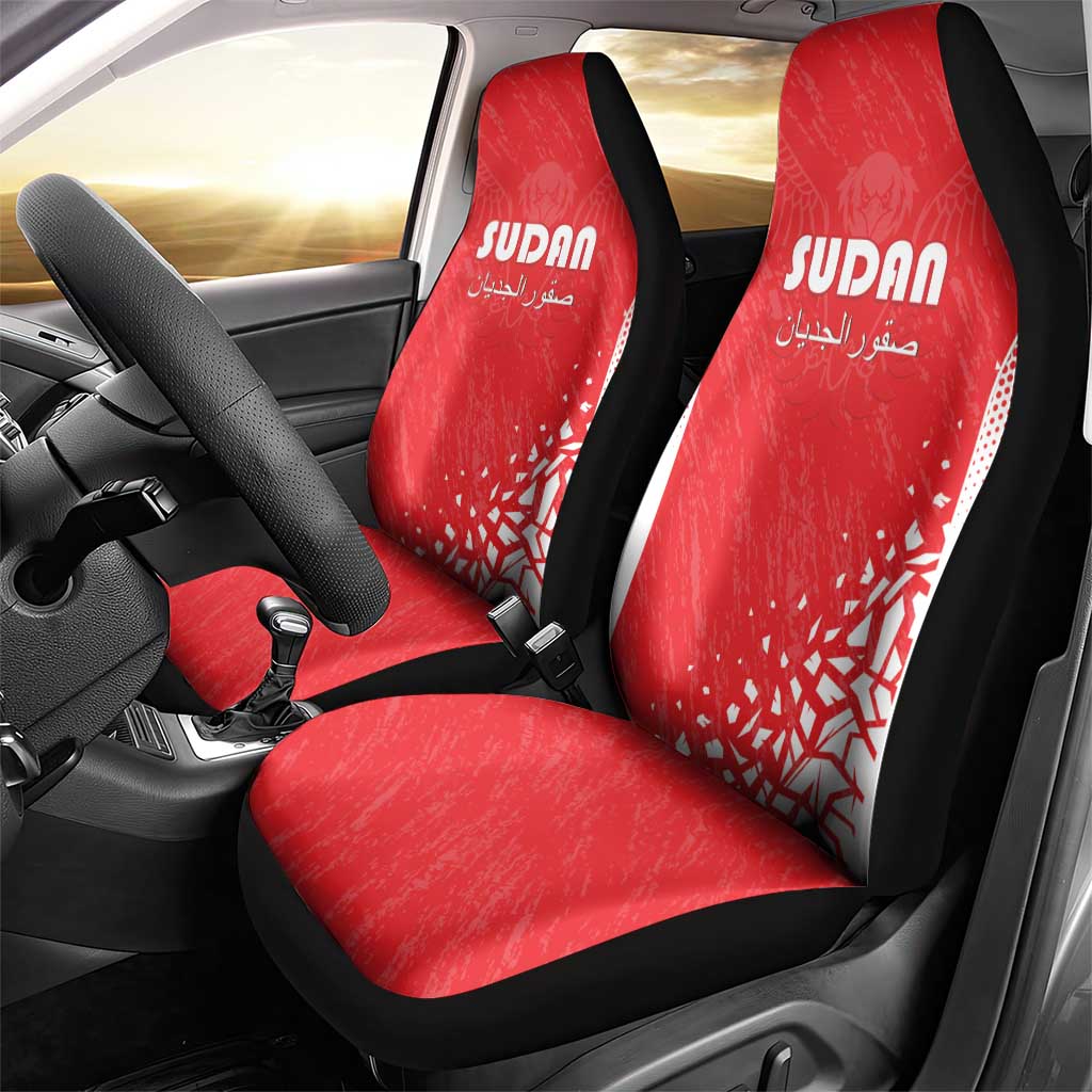 Sudan Football Car Seat Cover Come On Falcons of Jediane - Wonder Print Shop