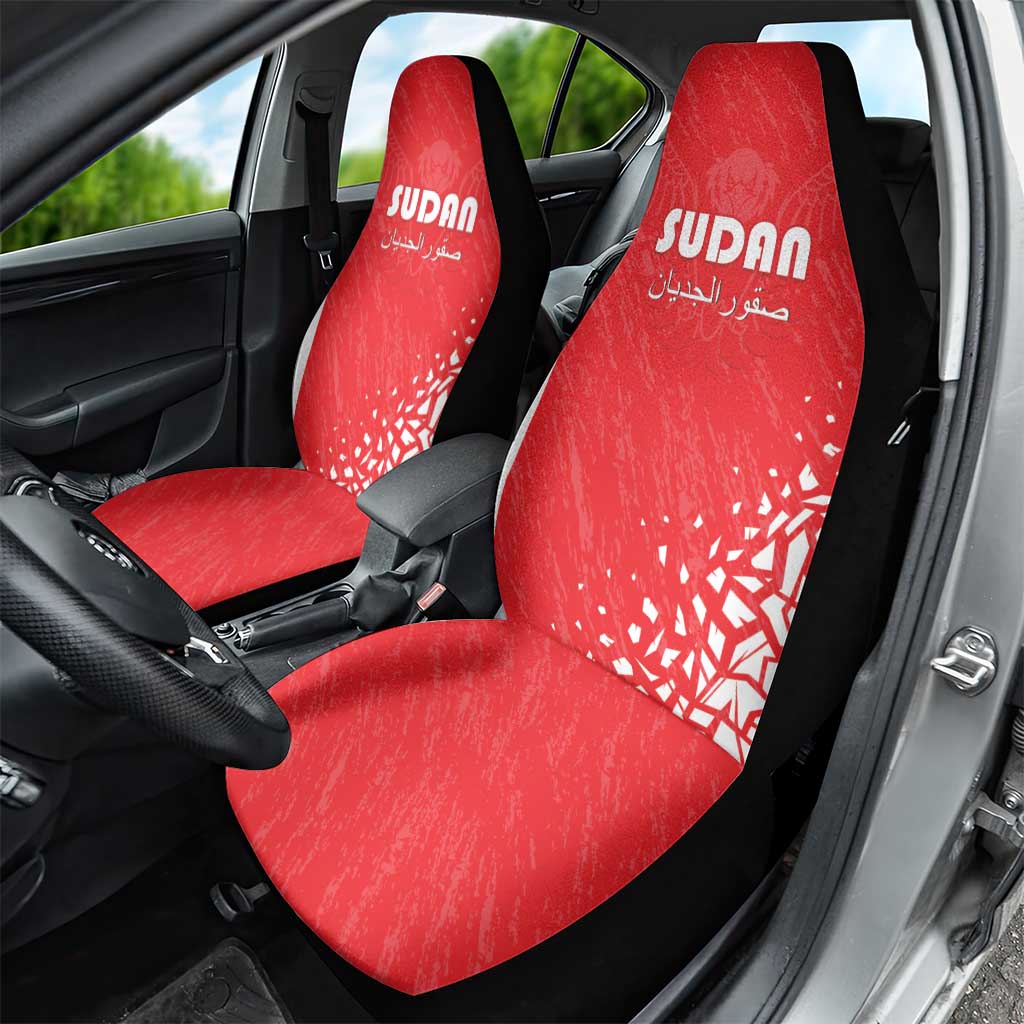 Sudan Football Car Seat Cover Come On Falcons of Jediane - Wonder Print Shop