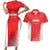 Custom Sudan Football Couples Matching Short Sleeve Bodycon Dress and Hawaiian Shirt Come On Falcons of Jediane - Wonder Print Shop