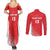 Custom Sudan Football Couples Matching Summer Maxi Dress and Long Sleeve Button Shirt Come On Falcons of Jediane - Wonder Print Shop