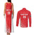Custom Sudan Football Couples Matching Tank Maxi Dress and Long Sleeve Button Shirt Come On Falcons of Jediane - Wonder Print Shop