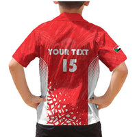 Custom Sudan Football Family Matching Mermaid Dress and Hawaiian Shirt Come On Falcons of Jediane - Wonder Print Shop