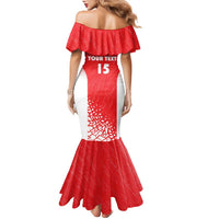 Custom Sudan Football Family Matching Mermaid Dress and Hawaiian Shirt Come On Falcons of Jediane - Wonder Print Shop