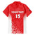 Custom Sudan Football Family Matching Off The Shoulder Long Sleeve Dress and Hawaiian Shirt Come On Falcons of Jediane - Wonder Print Shop