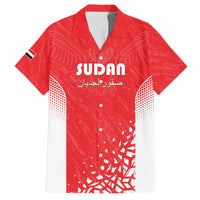 Custom Sudan Football Family Matching Off Shoulder Maxi Dress and Hawaiian Shirt Come On Falcons of Jediane - Wonder Print Shop