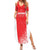 Custom Sudan Football Family Matching Summer Maxi Dress and Hawaiian Shirt Come On Falcons of Jediane - Wonder Print Shop