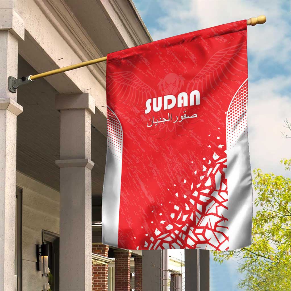 Sudan Football Garden Flag Come On Falcons of Jediane - Wonder Print Shop