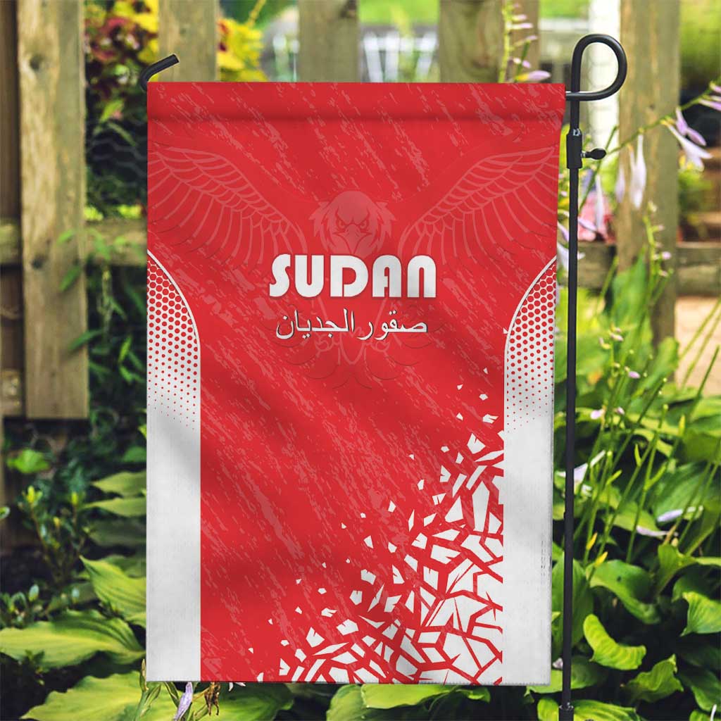 Sudan Football Garden Flag Come On Falcons of Jediane - Wonder Print Shop