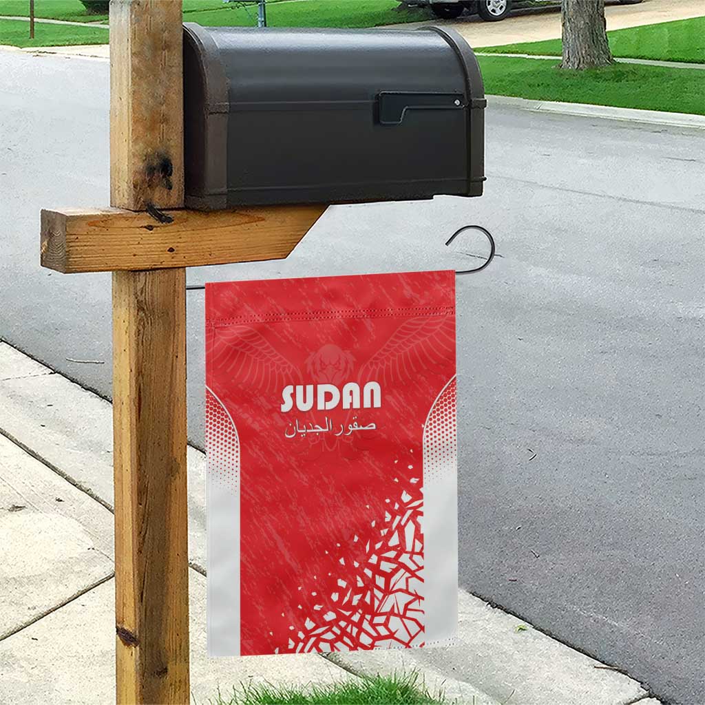 Sudan Football Garden Flag Come On Falcons of Jediane - Wonder Print Shop