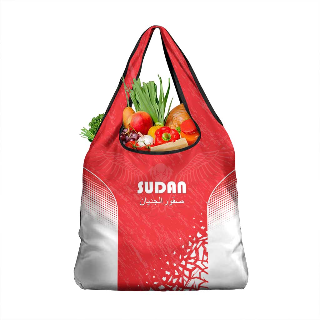 Sudan Football Grocery Bag Come On Falcons of Jediane - Wonder Print Shop