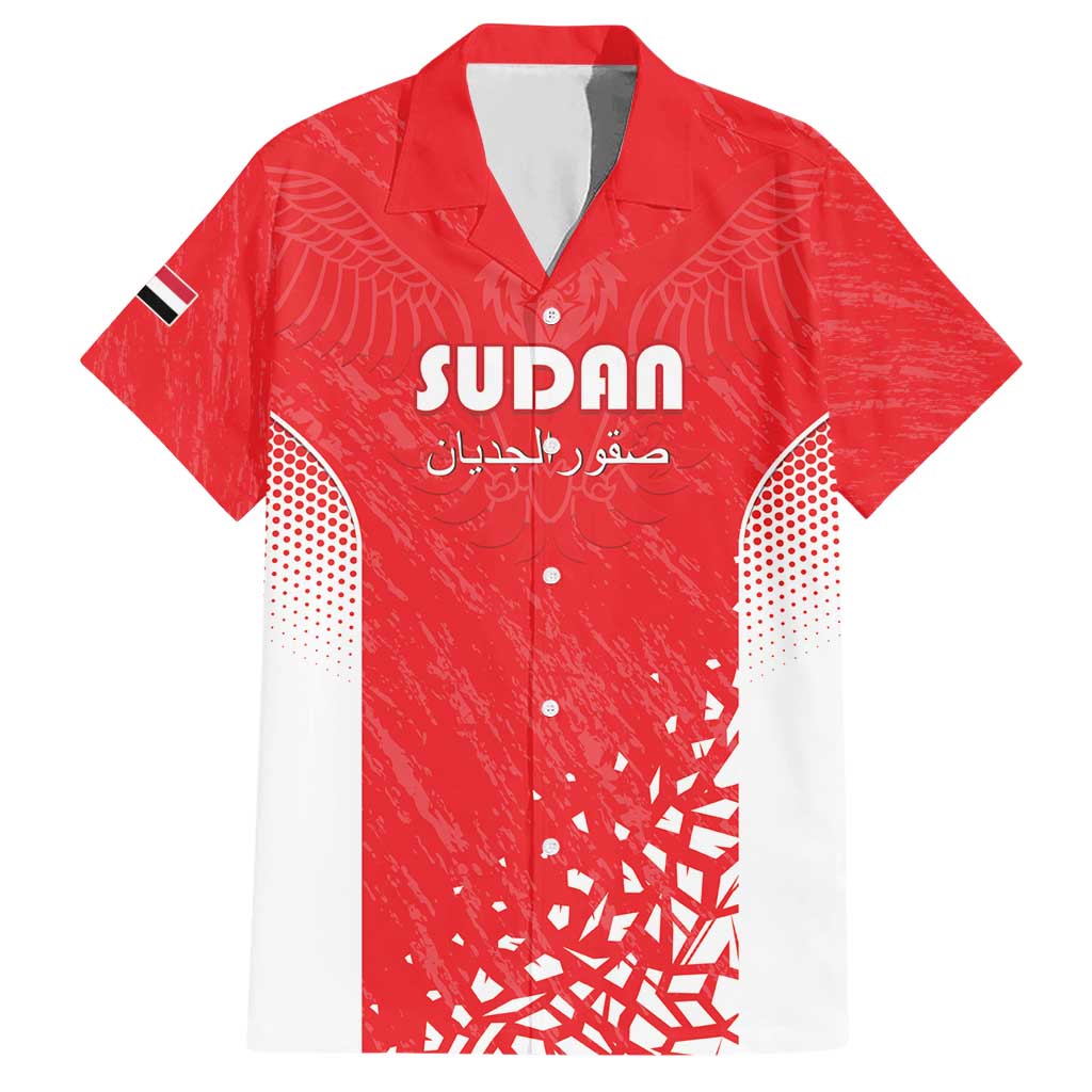 Custom Sudan Football Hawaiian Shirt Come On Falcons of Jediane - Wonder Print Shop