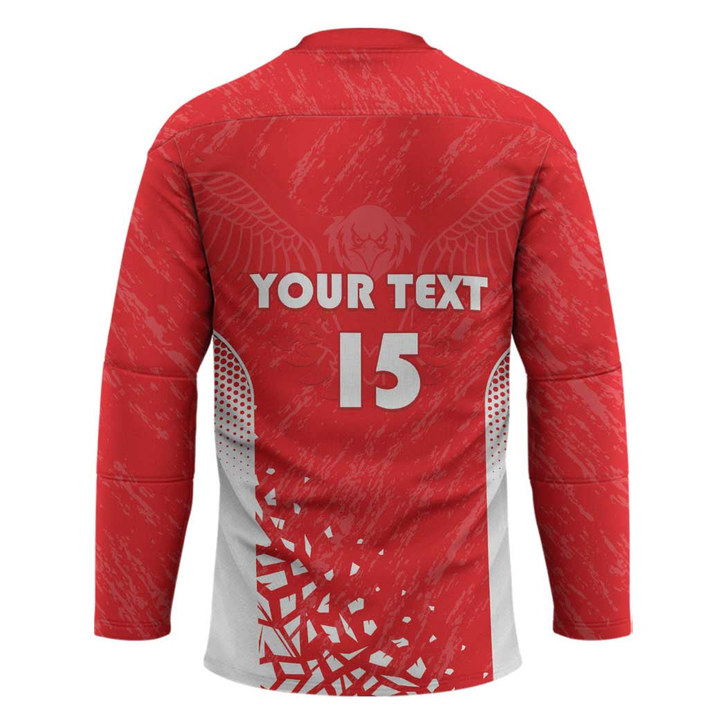 Custom Sudan Football Hockey Jersey Come On Falcons of Jediane - Wonder Print Shop