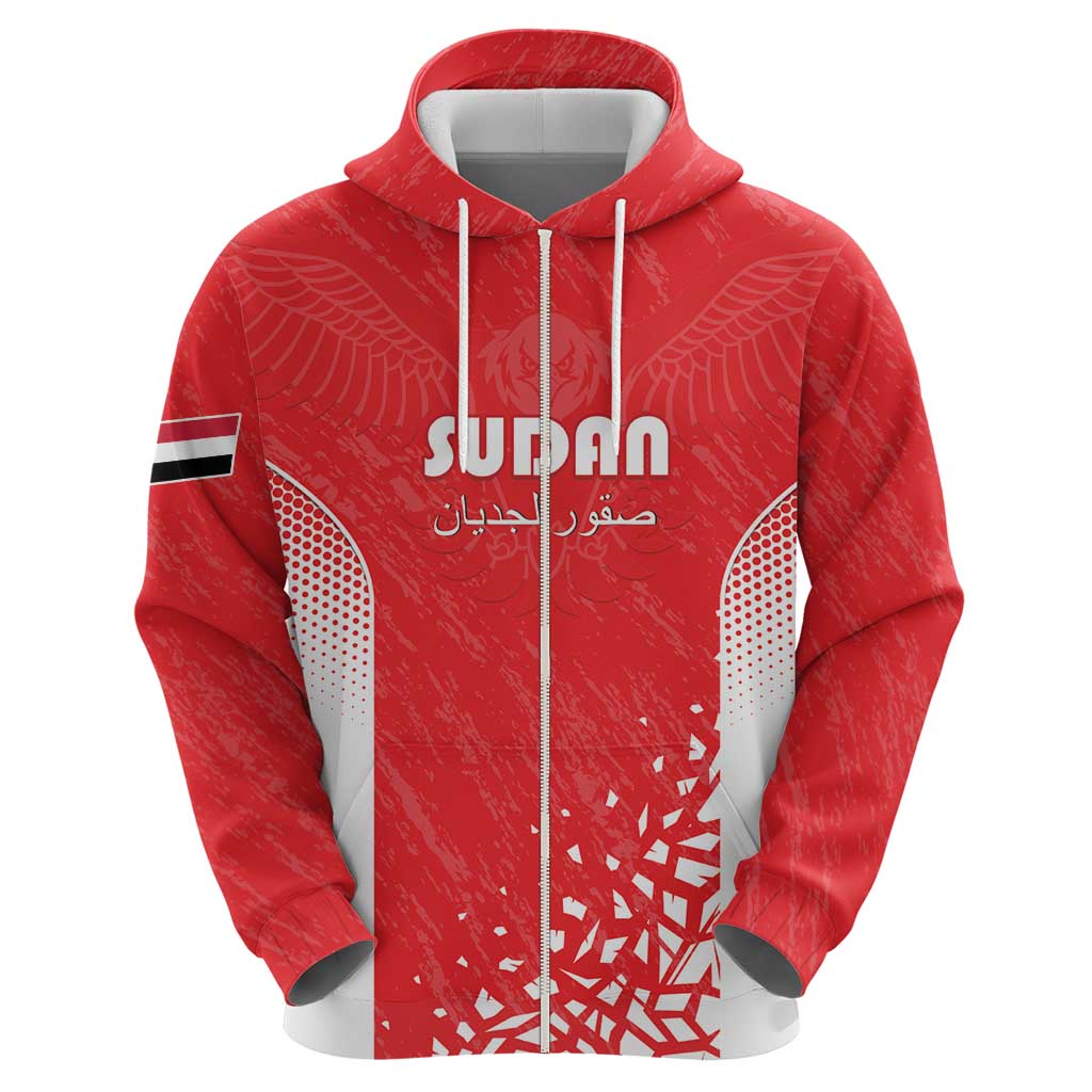 Custom Sudan Football Hoodie Come On Falcons of Jediane - Wonder Print Shop