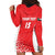 Custom Sudan Football Hoodie Dress Come On Falcons of Jediane - Wonder Print Shop