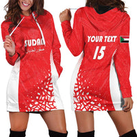 Custom Sudan Football Hoodie Dress Come On Falcons of Jediane - Wonder Print Shop