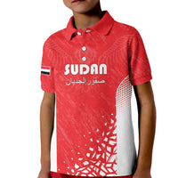 Custom Sudan Football Kid Polo Shirt Come On Falcons of Jediane - Wonder Print Shop