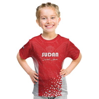 Custom Sudan Football Kid T Shirt Come On Falcons of Jediane - Wonder Print Shop