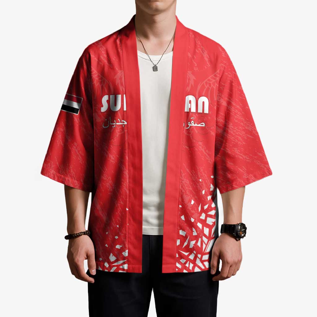 Custom Sudan Football Kimono Come On Falcons of Jediane - Wonder Print Shop