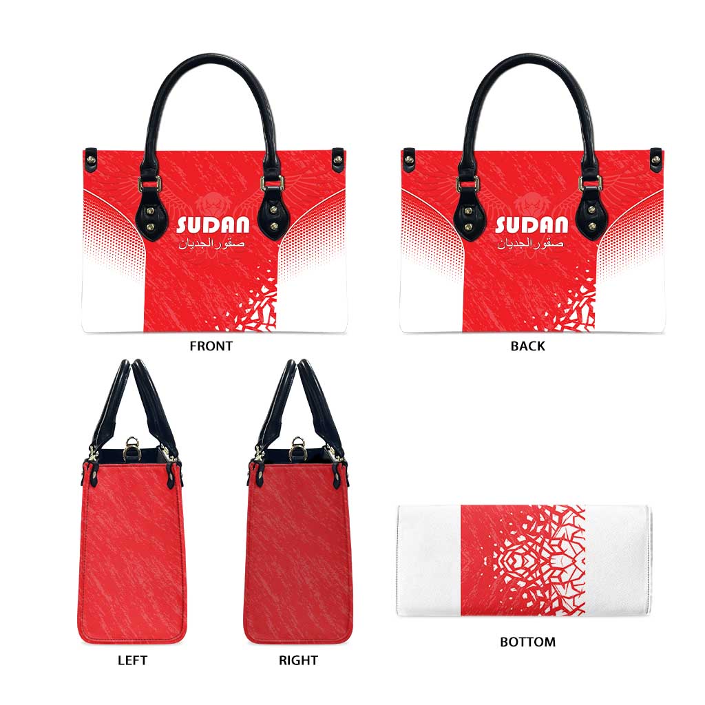 Sudan Football Leather Bag Come On Falcons of Jediane - Wonder Print Shop