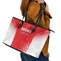 Sudan Football Leather Tote Bag Come On Falcons of Jediane - Wonder Print Shop