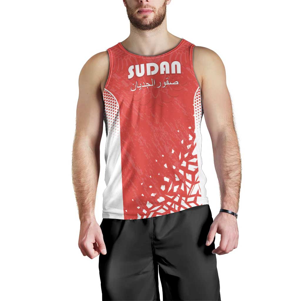Custom Sudan Football Men Tank Top Come On Falcons of Jediane - Wonder Print Shop
