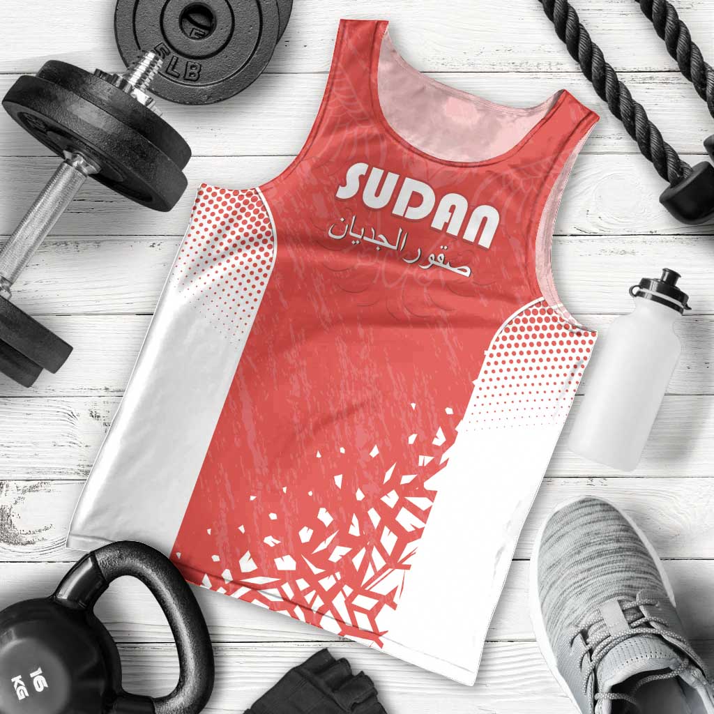 Custom Sudan Football Men Tank Top Come On Falcons of Jediane - Wonder Print Shop