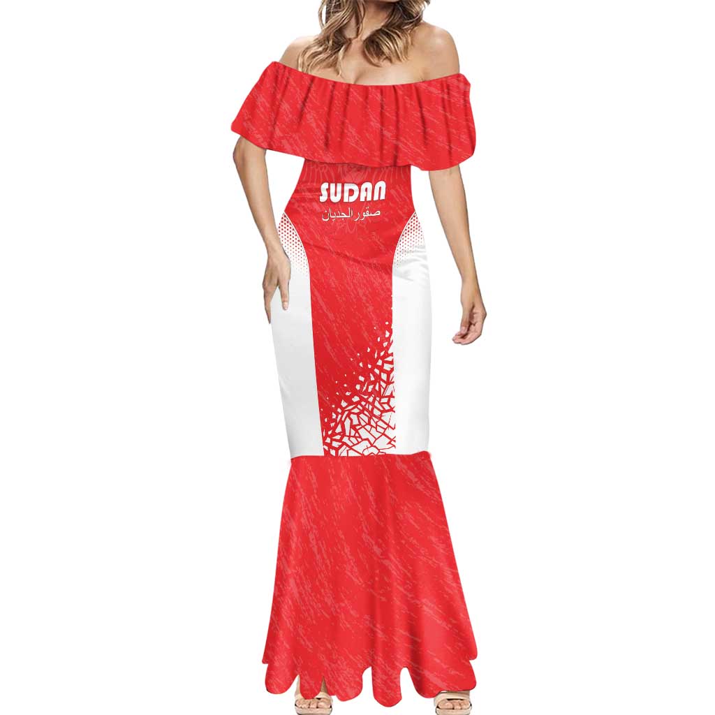 Custom Sudan Football Mermaid Dress Come On Falcons of Jediane - Wonder Print Shop