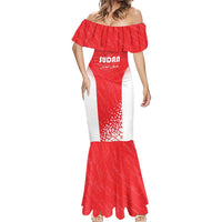 Custom Sudan Football Mermaid Dress Come On Falcons of Jediane - Wonder Print Shop
