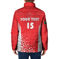 Custom Sudan Football Padded Jacket Come On Falcons of Jediane - Wonder Print Shop