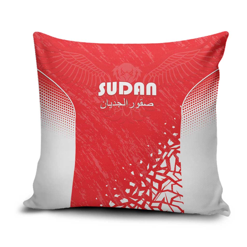 Sudan Football Pillow Cover Come On Falcons of Jediane - Wonder Print Shop