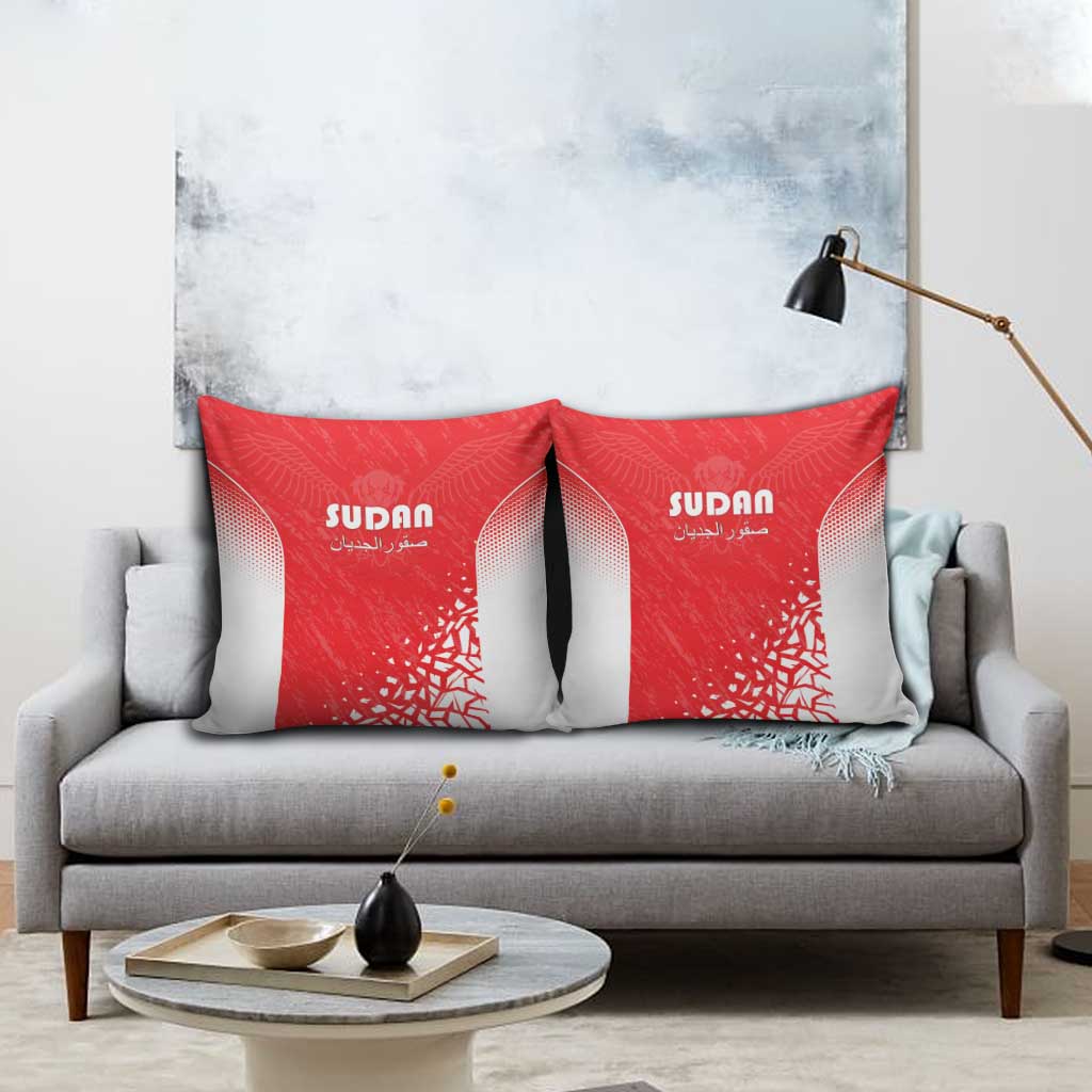Sudan Football Pillow Cover Come On Falcons of Jediane - Wonder Print Shop