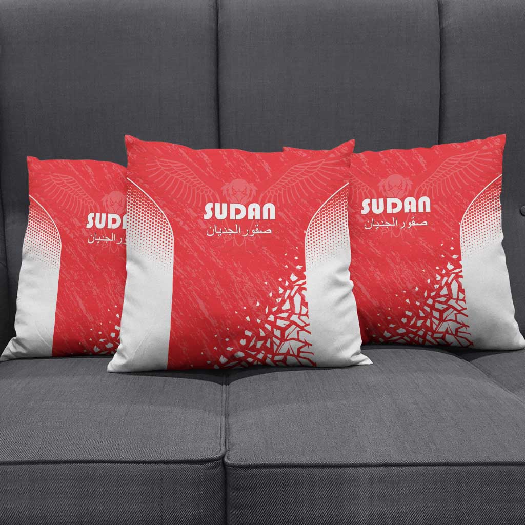 Sudan Football Pillow Cover Come On Falcons of Jediane - Wonder Print Shop