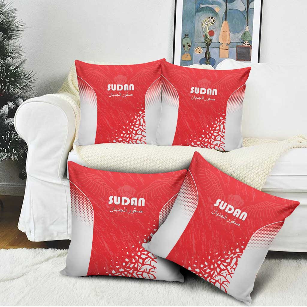Sudan Football Pillow Cover Come On Falcons of Jediane - Wonder Print Shop