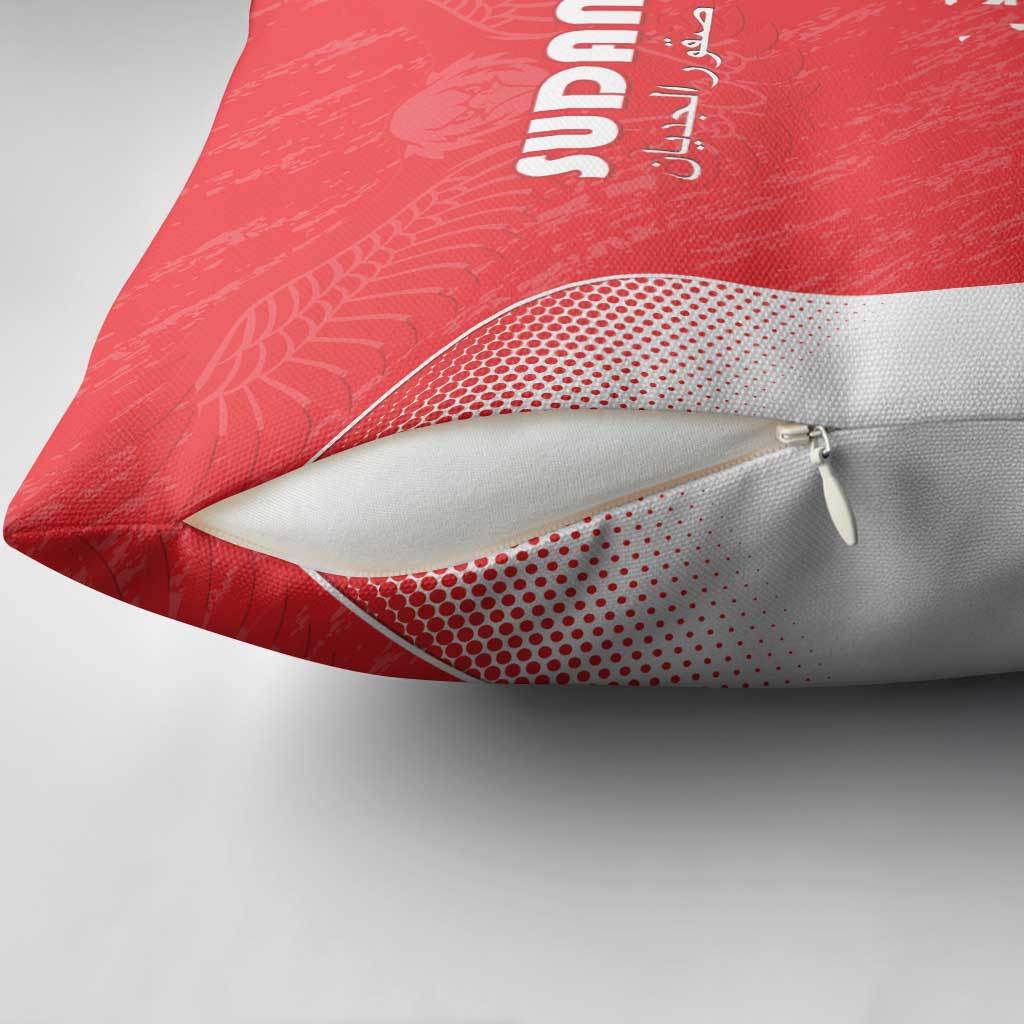 Sudan Football Pillow Cover Come On Falcons of Jediane - Wonder Print Shop