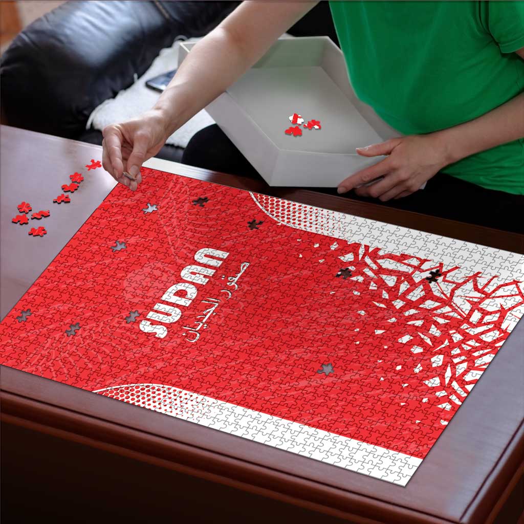 Sudan Football Puzzle Come On Falcons of Jediane - Wonder Print Shop