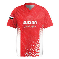 Custom Sudan Football Rugby Jersey Come On Falcons of Jediane - Wonder Print Shop