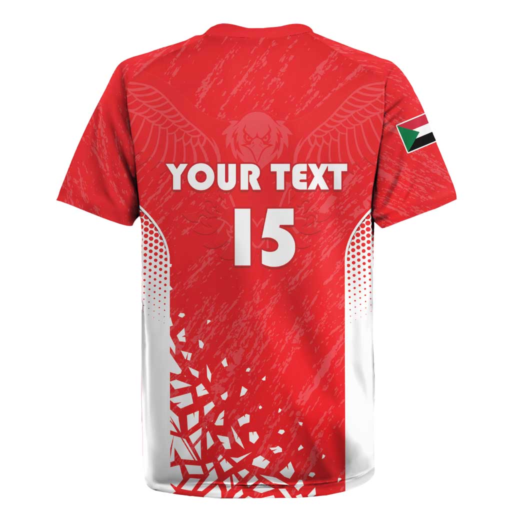 Custom Sudan Football Rugby Jersey Come On Falcons of Jediane - Wonder Print Shop