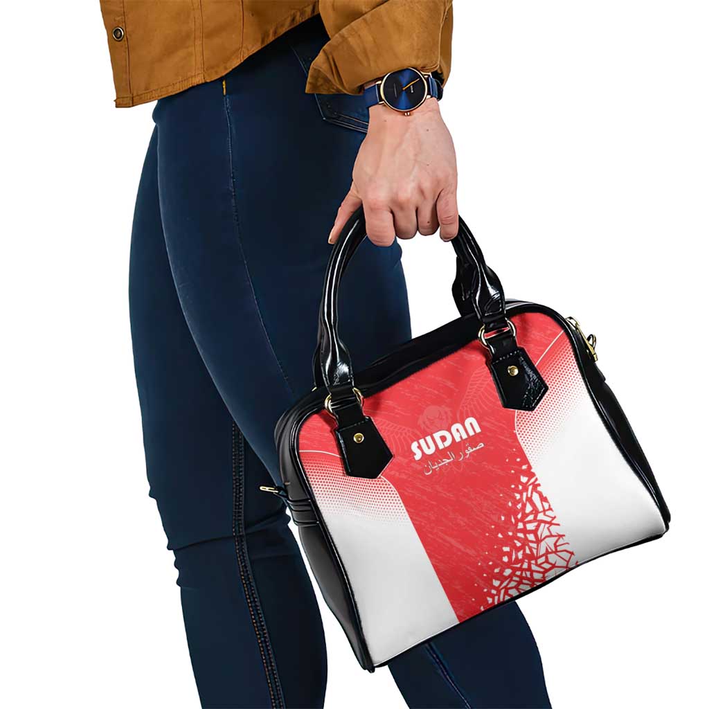 Sudan Football Shoulder Handbag Come On Falcons of Jediane - Wonder Print Shop