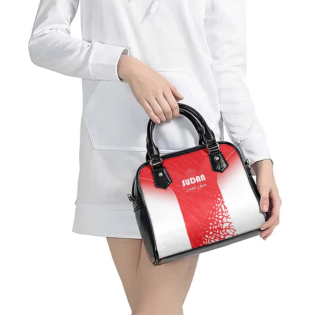 Sudan Football Shoulder Handbag Come On Falcons of Jediane - Wonder Print Shop
