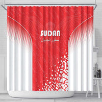 Sudan Football Shower Curtain Come On Falcons of Jediane - Wonder Print Shop