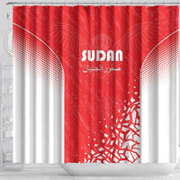Sudan Football Shower Curtain Come On Falcons of Jediane - Wonder Print Shop
